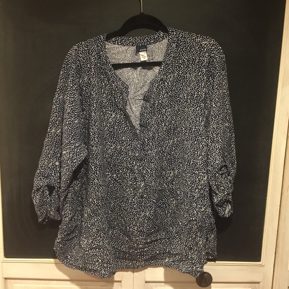 Polka dot blouse